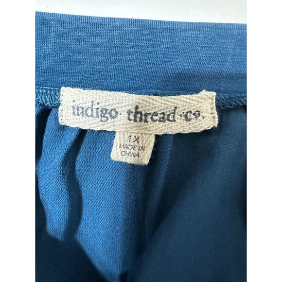 Indigo Thread CO. Women's Tiered Maxi Skirt size 1X NWOT - Picture 5 of 6